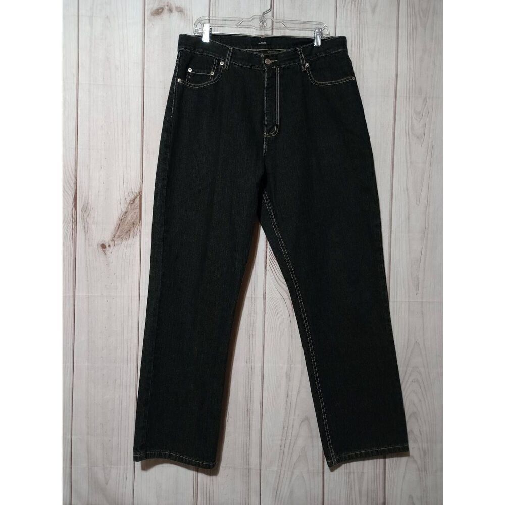 Alfani Jeans Men's 36 32‎ Straight Leg Dark Wash